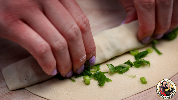 How do you reheat scallion pancakes